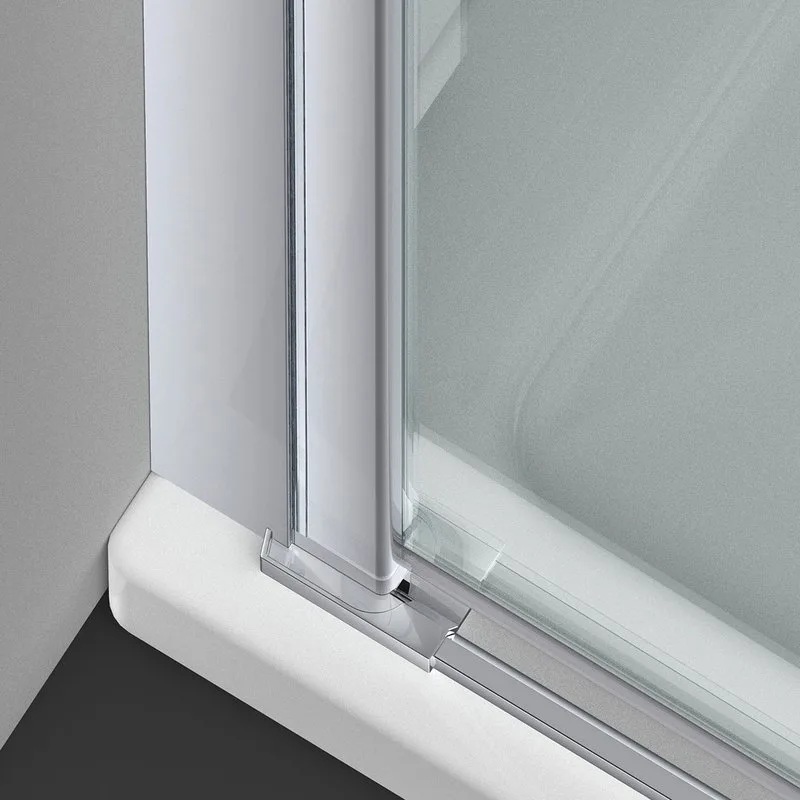 Душевая дверь в нишу Vincea Alpha VDP-3AL100CL 100x195, профиль хром Sancos — официальный сайт