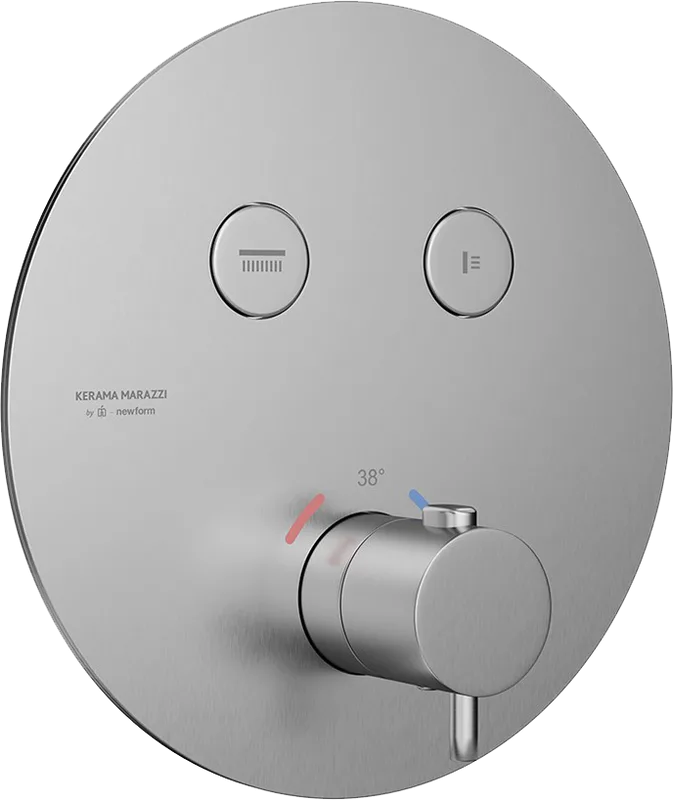 Термостатический смеситель встраиваемый KERAMA MARAZZI Eterna 70426EXKM.50.050 нержавеющая сталь Sancos — официальный сайт