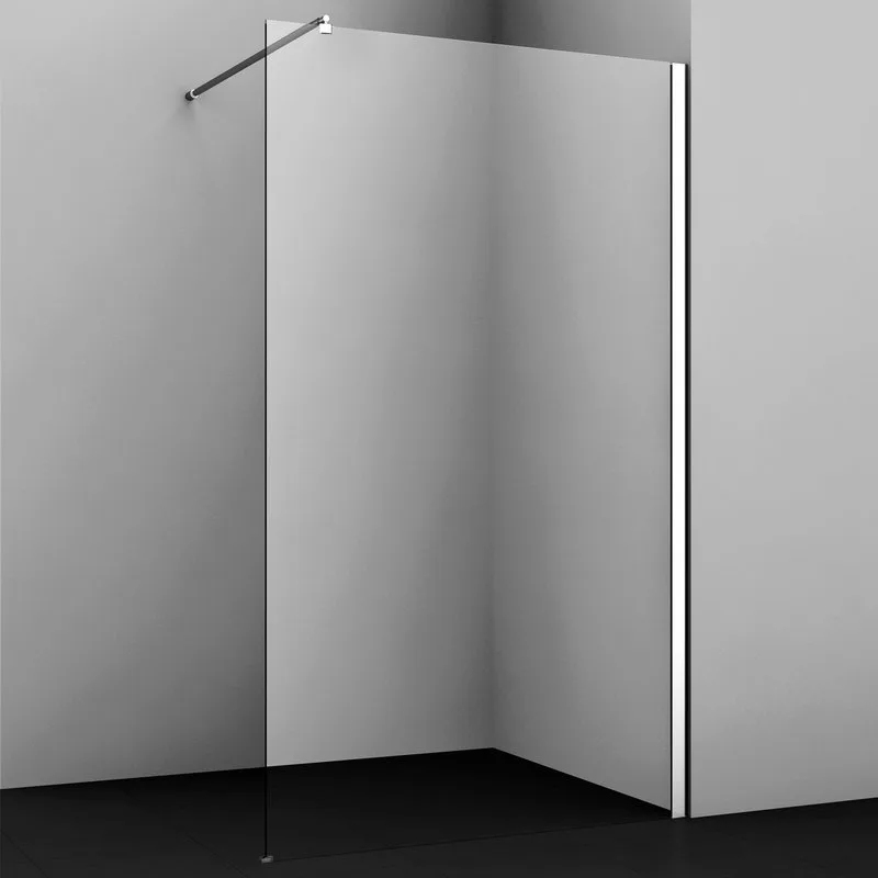 Душевая перегородка Wasserkraft Rossel 28W46 110 см, профиль хром Sancos — официальный сайт