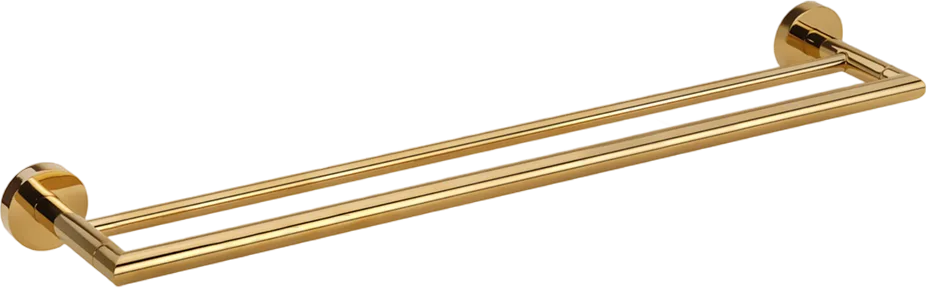 Полотенцедержатель Bemeta Brilo 161204052 двойной, gold polished Sancos — официальный сайт