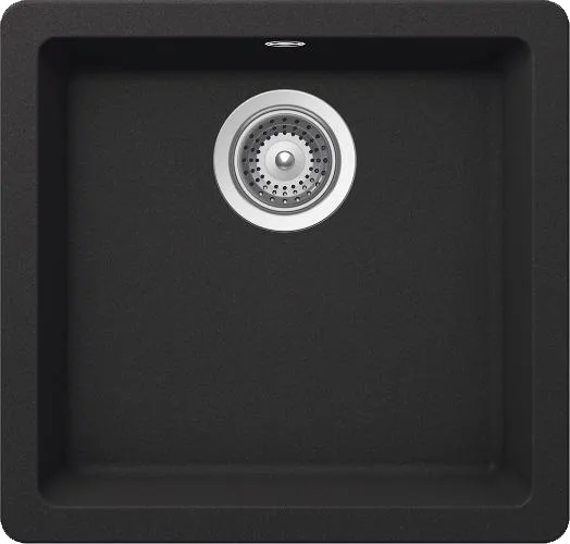 Мойка кухонная Schock Quadro 700509U 50 Cristalite оникс Sancos — официальный сайт