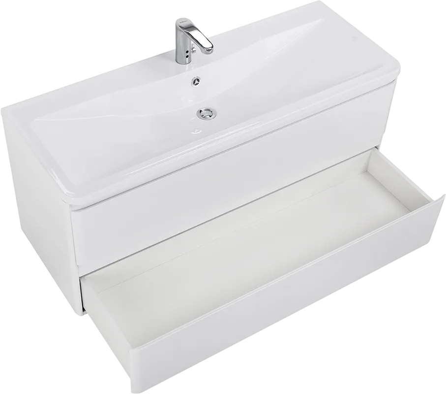 Тумба под раковину без столешницы BelBagno Albano 120 подвесная, bianco lucido Sancos — официальный сайт