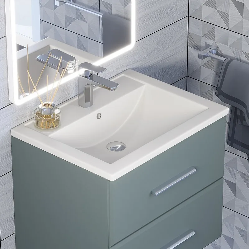 Мебельная раковина Uperwood Foster Quartz 60 жасмин Sancos — официальный сайт
