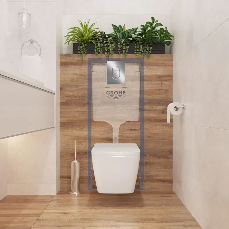 Система инсталляции для унитазов Grohe Rapid SL 39702000, 3 в 1 с панелью смыва Sancos — официальный сайт