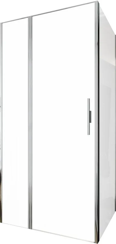 Душевой уголок Allen Brau Priority 100x80, профиль хром, стекло прозрачное Sancos — официальный сайт