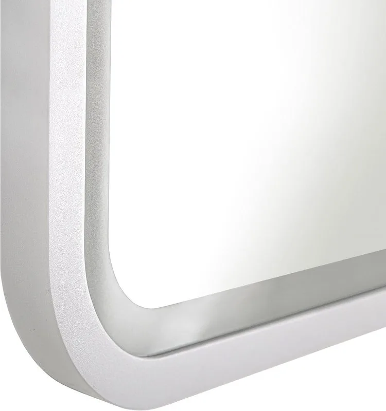 Зеркало Art&Max Genova White 90х80 белое, с LED-подсветкой, 6000К Sancos — официальный сайт