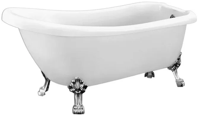 Акриловая ванна BelBagno BB20 1700 без опоры 170x70 см, правая, отдельностоящая, белая, овальная Sancos — официальный сайт