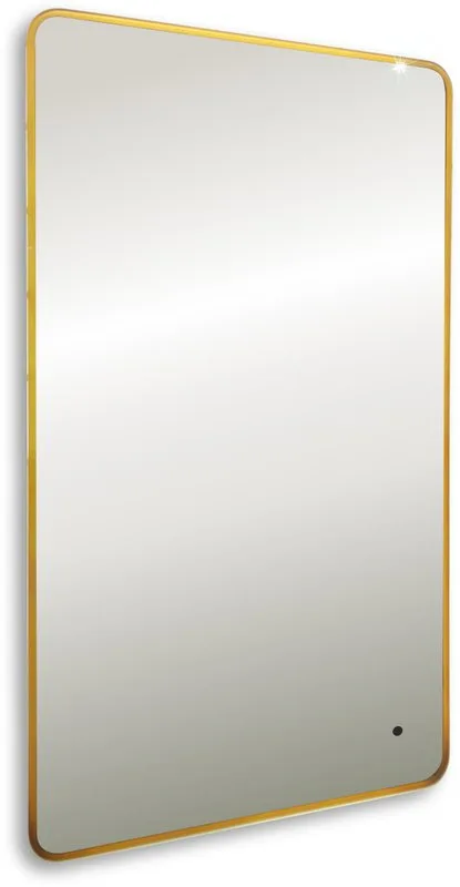 Зеркало Art&Max Siena S 60х100 золото, с LED-подсветкой, 6000К Sancos — официальный сайт