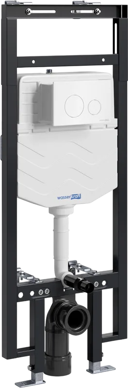 Система инсталляции для унитазов Wasserkraft Dinkel 58TLT.010.ME.WH02, с кнопкой смыва белой Sancos — официальный сайт
