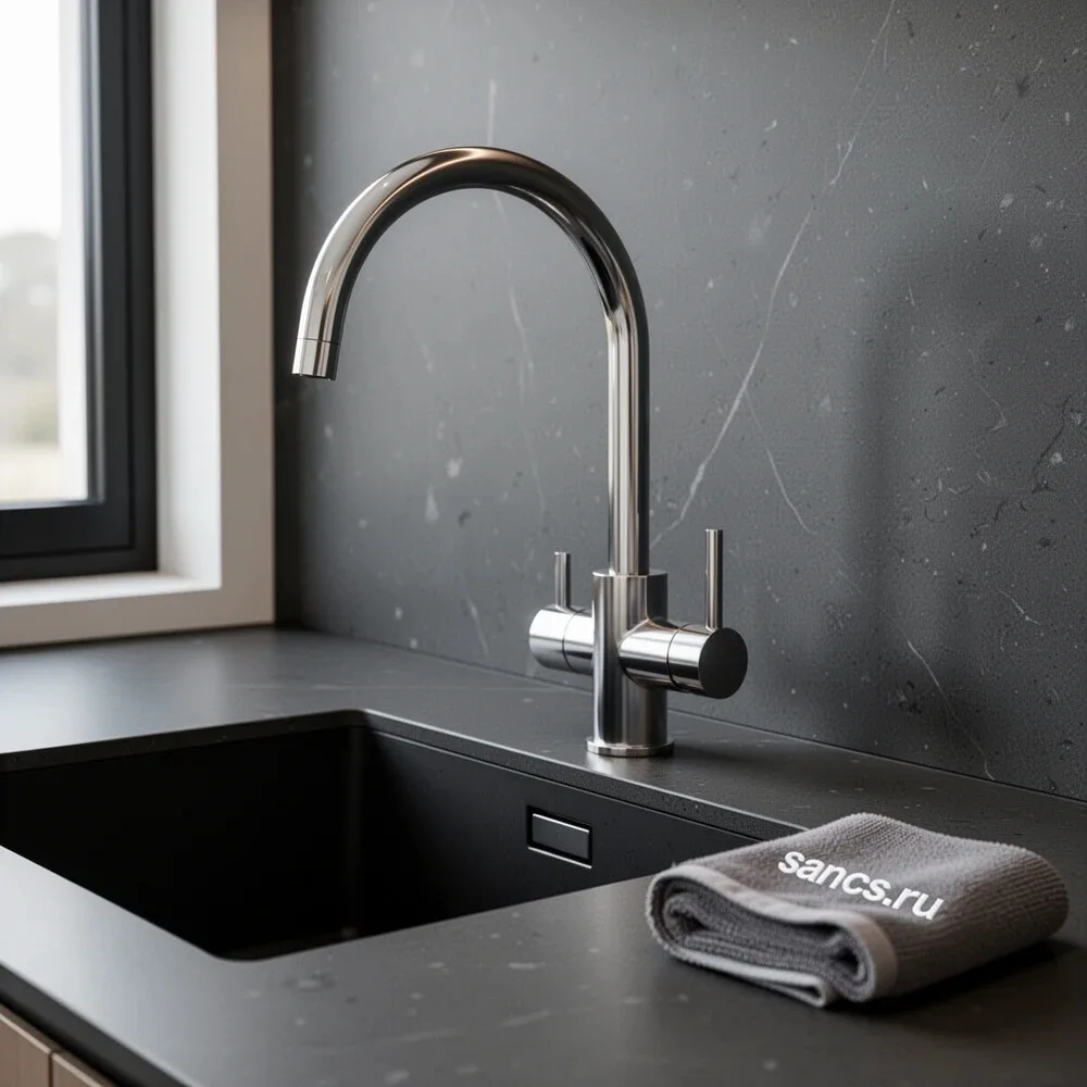 Смеситель для кухни Sancos Taper, с краном под фильтр для питьевой воды, хром, SC4012CH Sancos — официальный сайт