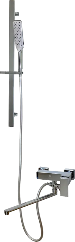 Смеситель с длинным изливом для ванны Bronze de Luxe Simple SRT980, хром Sancos — официальный сайт
