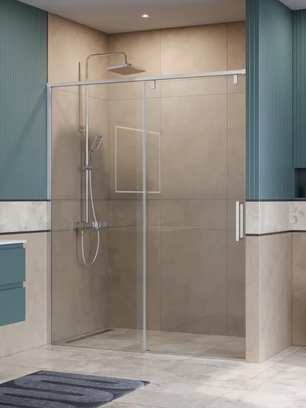 Душевая дверь в нишу BelBagno Soft Close-1 BF-1-150-C-Cr профиль хром Sancos — официальный сайт