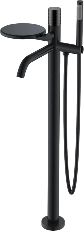 Напольный смеситель для ванны с душем Boheme Stick 129-BB, black diamond black Sancos — официальный сайт