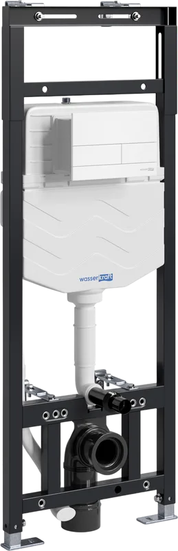 Система инсталляции для унитазов Wasserkraft Alme 15TLT.010.ME.WM04, с кнопкой смыва матовой белой Sancos — официальный сайт