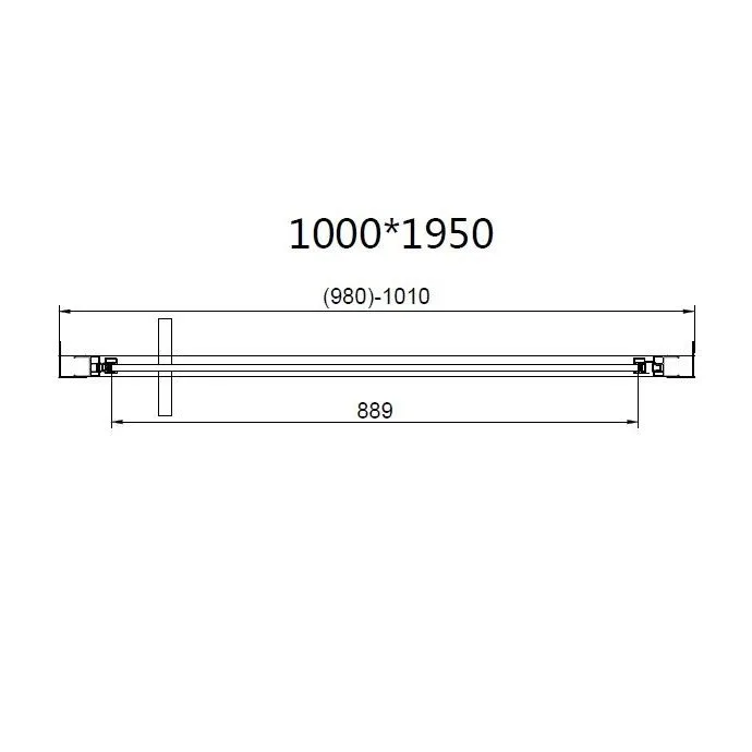 Душевой уголок Vincea Slim VSR-4SLP9010CL 100х90 см, профиль глянцевый хром, стекло прозрачное Sancos — официальный сайт