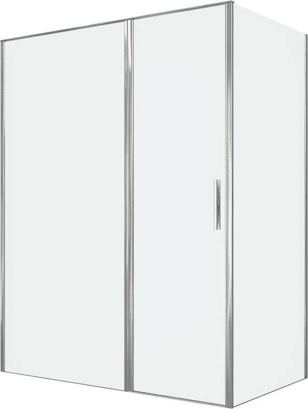 Душевой уголок Allen Brau Priority 160x90, профиль хром, стекло прозрачное Sancos — официальный сайт
