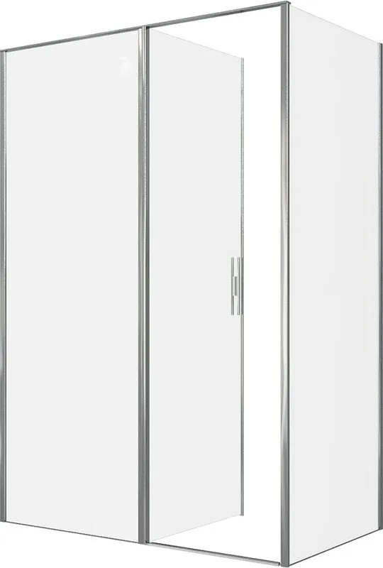 Душевой уголок Allen Brau Priority 140x80, профиль хром, стекло прозрачное Sancos — официальный сайт