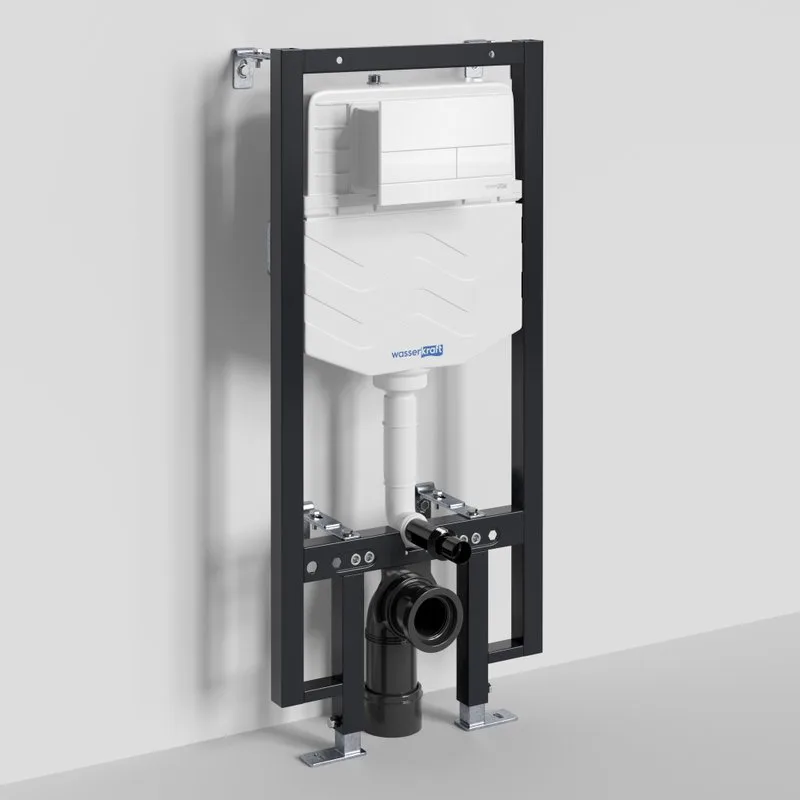 Система инсталляции для унитазов Wasserkraft Vils 56TLT.010.ME.WH04, с кнопкой смыва белой Sancos — официальный сайт