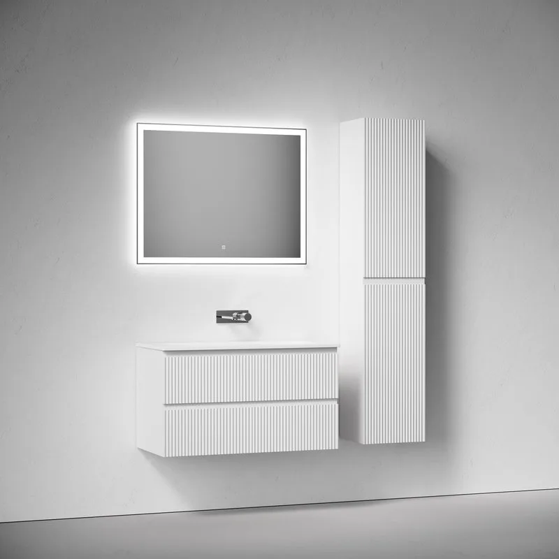 Тумба с раковиной Sancos Snob R 90 подвесная, bianco, раковина СN7019wx Sancos — официальный сайт