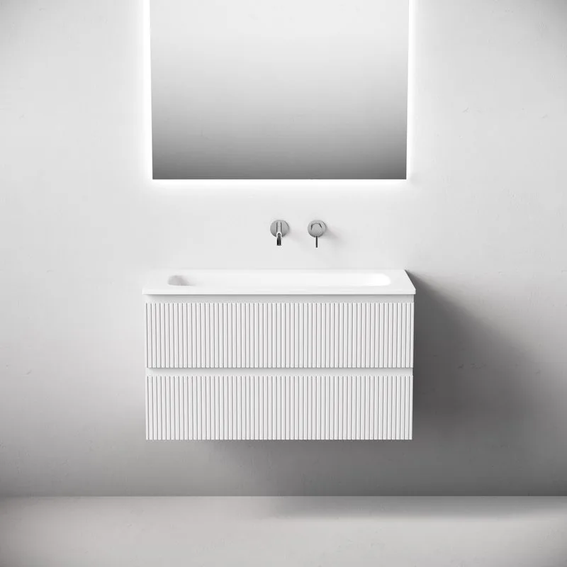 Тумба с раковиной Sancos Snob T 90 подвесная, bianco, раковина СN7019wx Sancos — официальный сайт