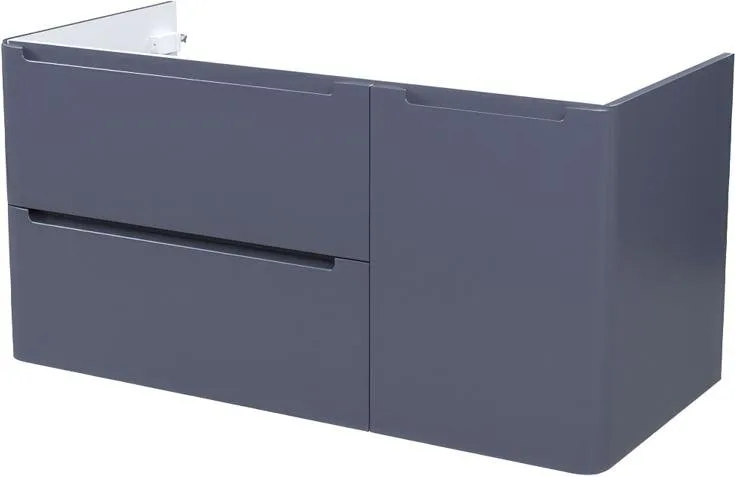 Тумба под раковину без столешницы IDDIS Edifice 100 подвесная, темно-серая Sancos — официальный сайт