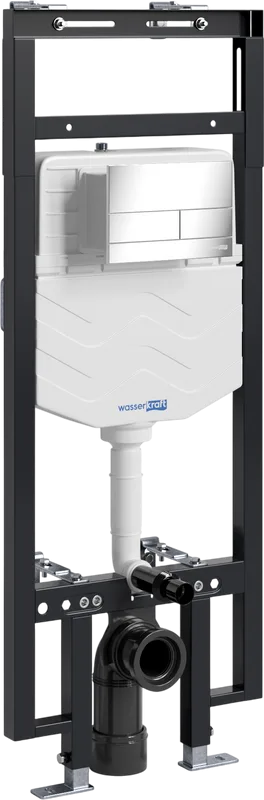 Система инсталляции для унитазов Wasserkraft Dinkel 58TLT.010.ME.CH04, с кнопкой смыва хром Sancos — официальный сайт