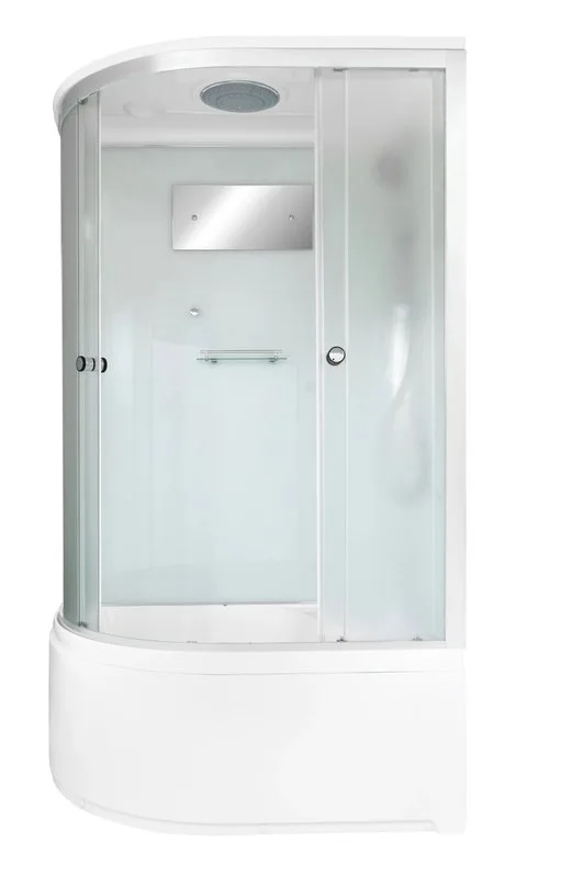 Душевая кабина DTO D120SR (120х80х220), высокий поддон (50 см), профиль хром, стекло матовое (4 мм), Sancos — официальный сайт