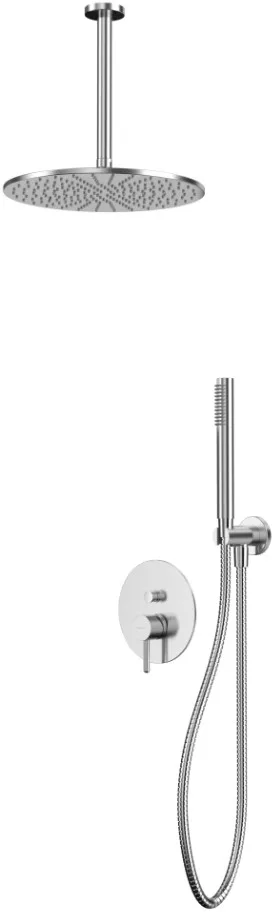 Душевой комплект WHITECROSS Y YSET12NIB, С ВНУТРЕННЕЙ ЧАСТЬЮ, брашированный никель Sancos — официальный сайт