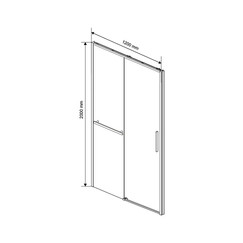 Душевая дверь в нишу Vincea Slim Soft VDS-1SS120CLBN 120 см, профиль брашированный никель, стекло пр Sancos — официальный сайт