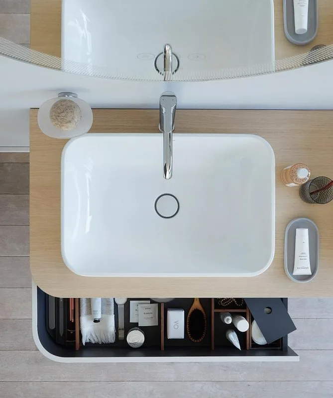 Накладная раковина Duravit Happy D.2 Plus 2359600000 60 см, белая Sancos — официальный сайт