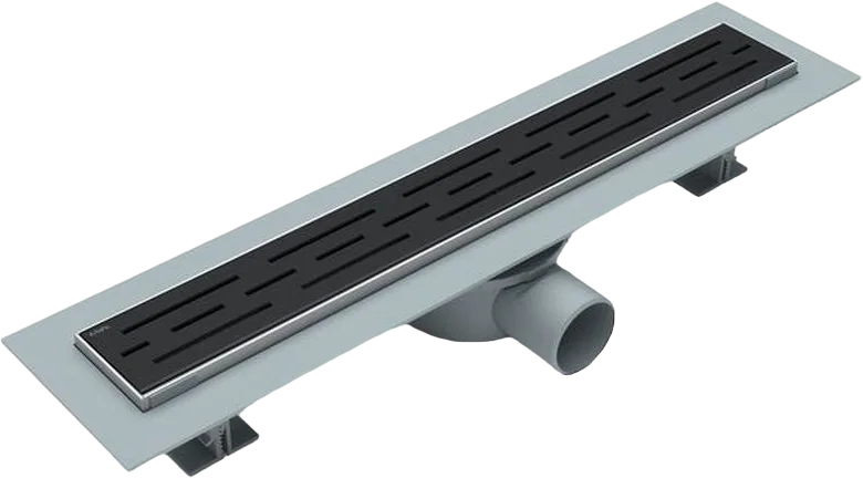 Душевой трап (лоток) Esbano Eco Rain 50 cм, матовый черный Sancos — официальный сайт