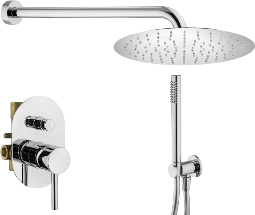 Душевой комплект Plumberia Selection Ixo KITXO15CRKING, С ВНУТРЕННЕЙ ЧАСТЬЮ, хром Sancos — официальный сайт