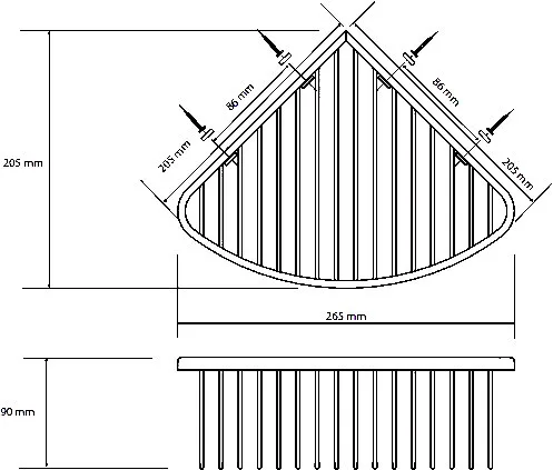 Полка Bemeta Graphit 156208312 Sancos — официальный сайт
