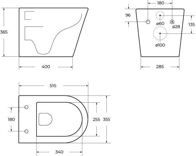 Унитаз подвесной BelBagno Flay-r BB053CHR/SC Sancos — официальный сайт