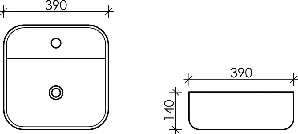 Накладная раковина Ceramicanova Element CN5014 Sancos — официальный сайт