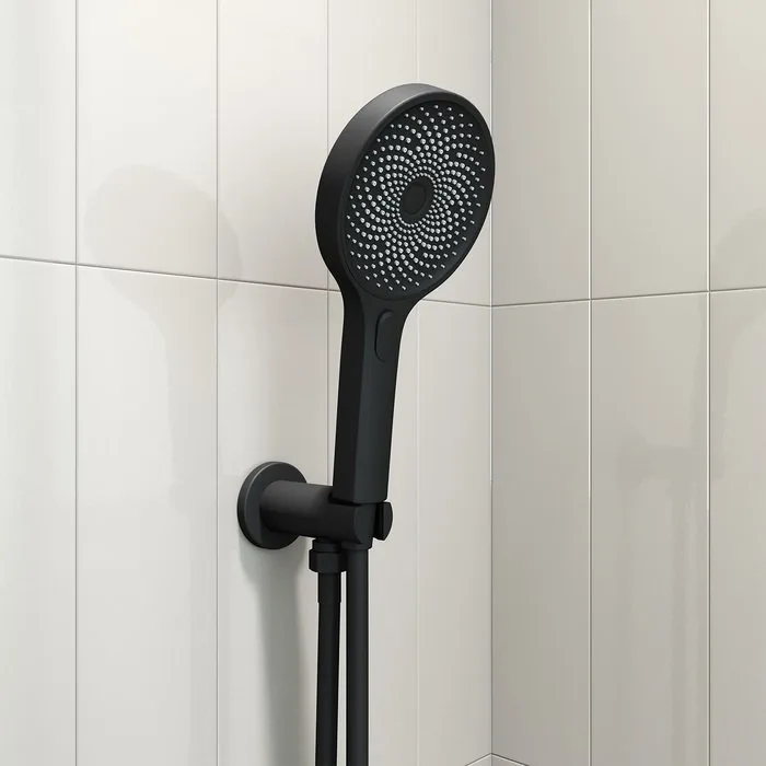 Шланговое подключение IDDIS Built-in Shower Accessories 003BL01i62, с держателем, черное Sancos — официальный сайт