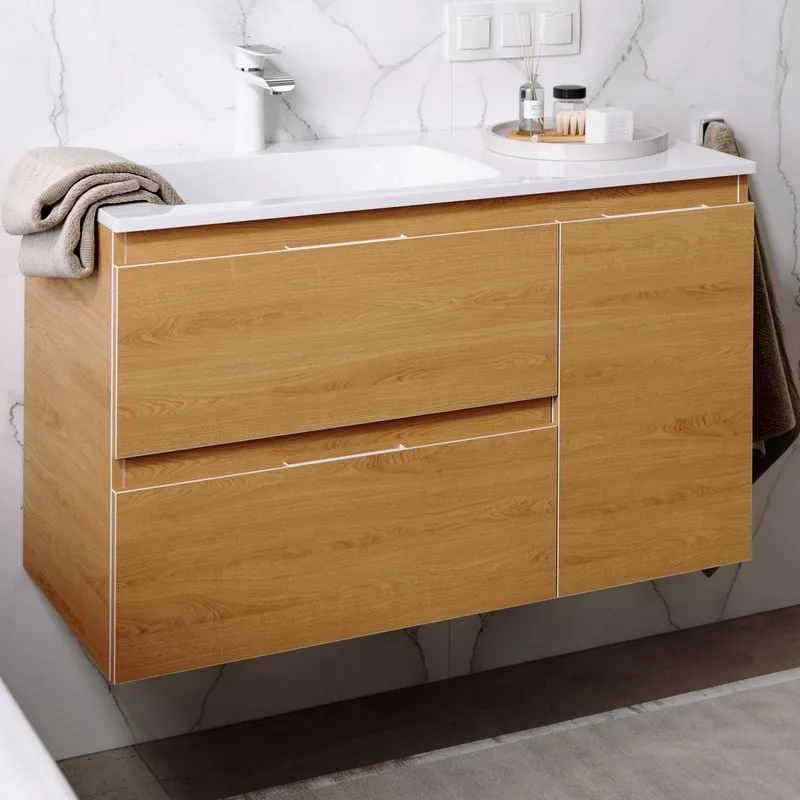 Тумба под раковину без столешницы Aqwella 5 stars Accent 90 L, дуб золотой Sancos — официальный сайт
