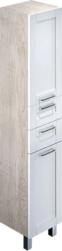 Шкаф-пенал для ванной IDDIS Sena 36 напольный, белый, дерево Sancos — официальный сайт