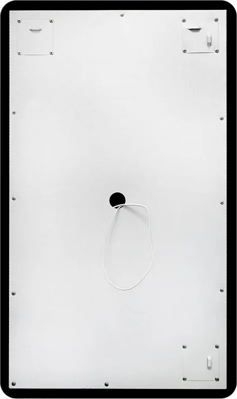 Зеркало Art&Max Siena S 120х80 черное, с LED-подсветкой, 6000К Sancos — официальный сайт