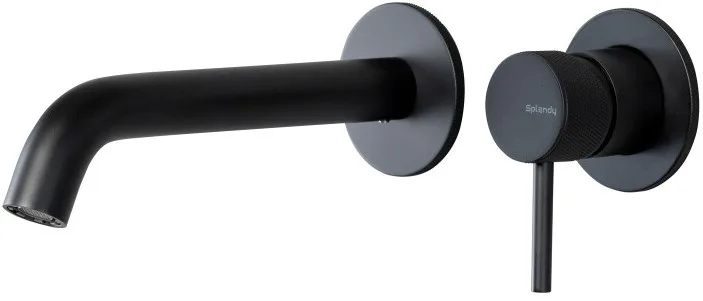 Смеситель для раковины Splendy Passion PA201205UK2BM, С ВНУТРЕННЕЙ ЧАСТЬЮ, черный матовый Sancos — официальный сайт