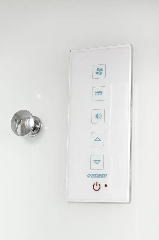 Душевая кабина DTO D272SR LED (120х80х220), средний поддон (27 см), профиль хром, стекло матовое (4  Sancos — официальный сайт