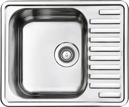 Мойка кухонная IDDIS Strit STR58SDi77S с сифоном Sancos — официальный сайт