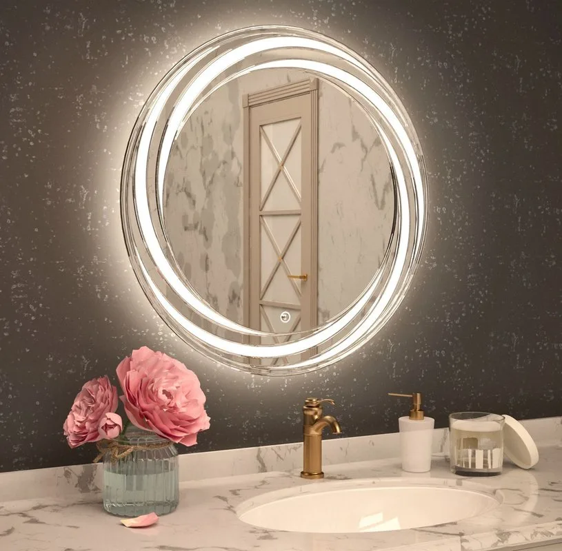 Зеркало круглое Art&Max Romantic 80 с подсветкой Sancos — официальный сайт