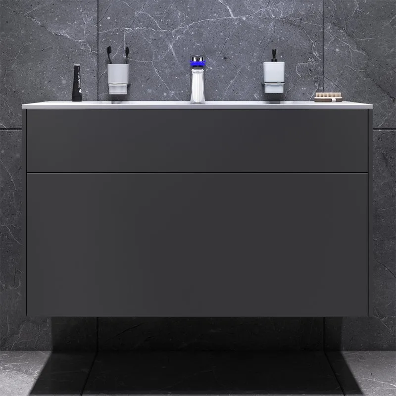 Тумба под раковину без столешницы AM.PM Inspire V2.0 100 графит матовый Sancos — официальный сайт