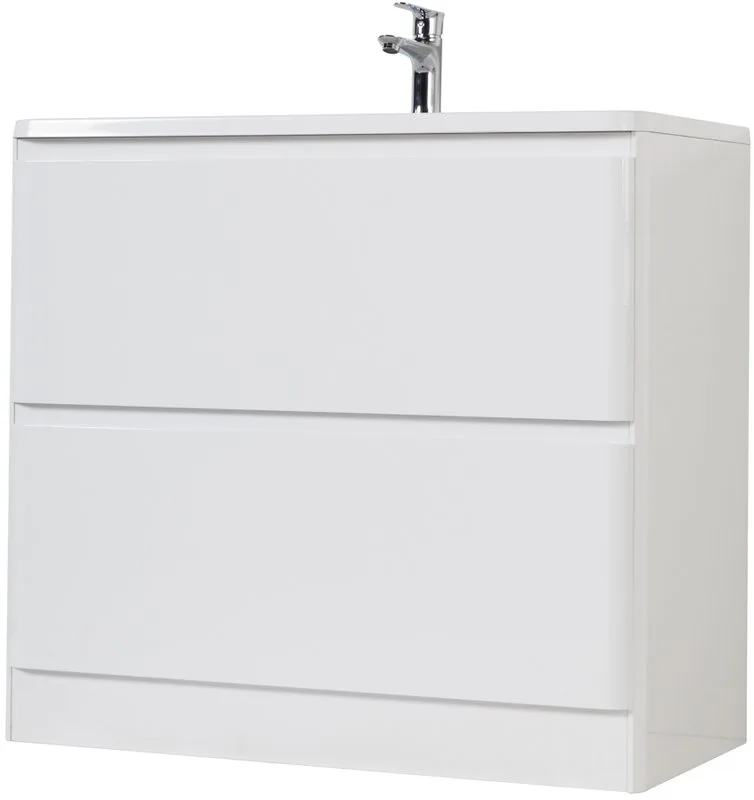 Тумба под раковину без столешницы BelBagno Albano 100 напольная, bianco lucido Sancos — официальный сайт