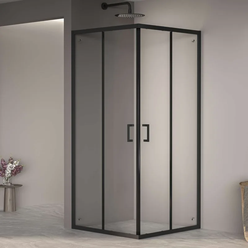 Душевой уголок RGW Passage PA-030B 900x900x1950, профиль черный Sancos — официальный сайт
