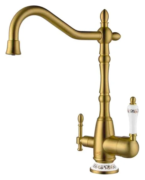 Смеситель для кухни Zorg Sanitary ZR 312 YF-50-BR Sancos — официальный сайт