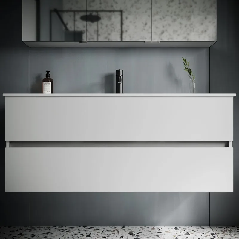 Тумба с раковиной Sancos Urban 120 см белый глянец Sancos — официальный сайт