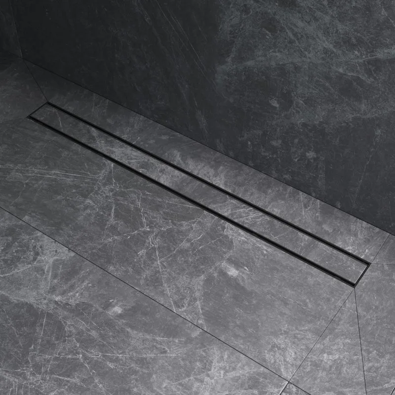Душевой трап (лоток) AM.PM PrimeFlow Tile 90 см, черный матовый Sancos — официальный сайт