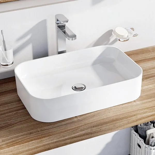 Накладная раковина Ravak Ceramic Slim 550 R Sancos — официальный сайт
